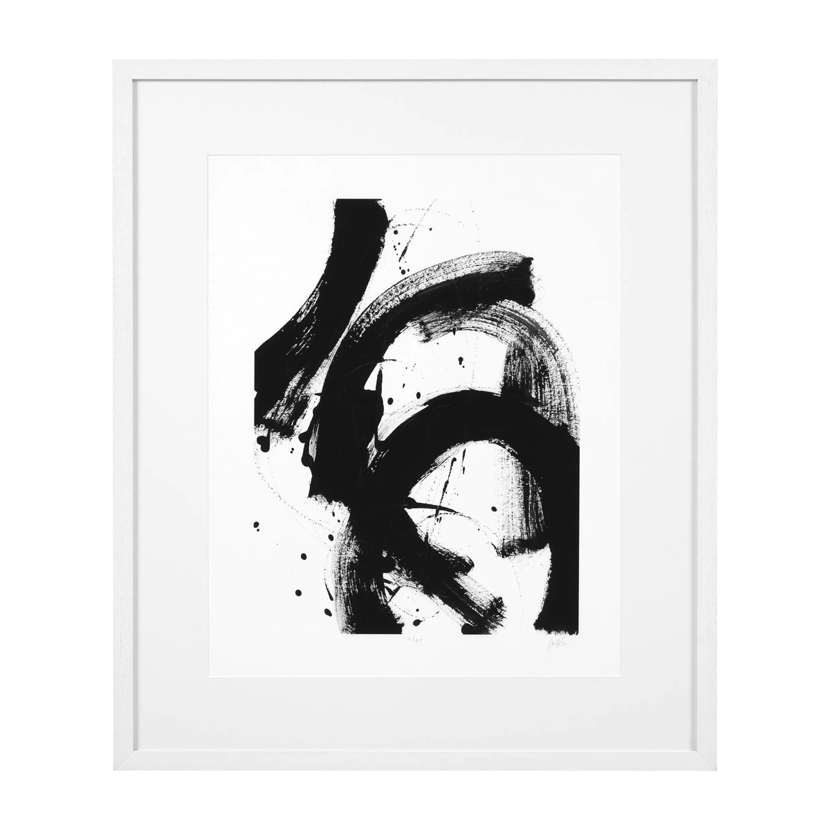 Tablou Print Onyx Gesture I