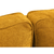 Canapea extensibila stanga 4 locuri din textil galben Dunas