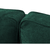 Canapea extensibila 3 locuri din textil verde Dunas