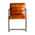 Set 2 scaune dining piele maro 50x59cm Bismark