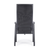 Set 2 scaune exterior negre 59,5x72cm Steven
