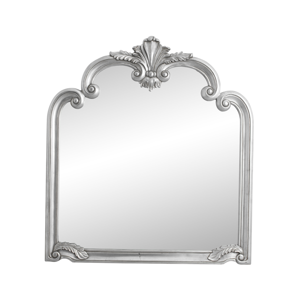 Oglinda rama argintie H115cm Angel