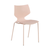 Set 2 scaune roz plastic Adison
