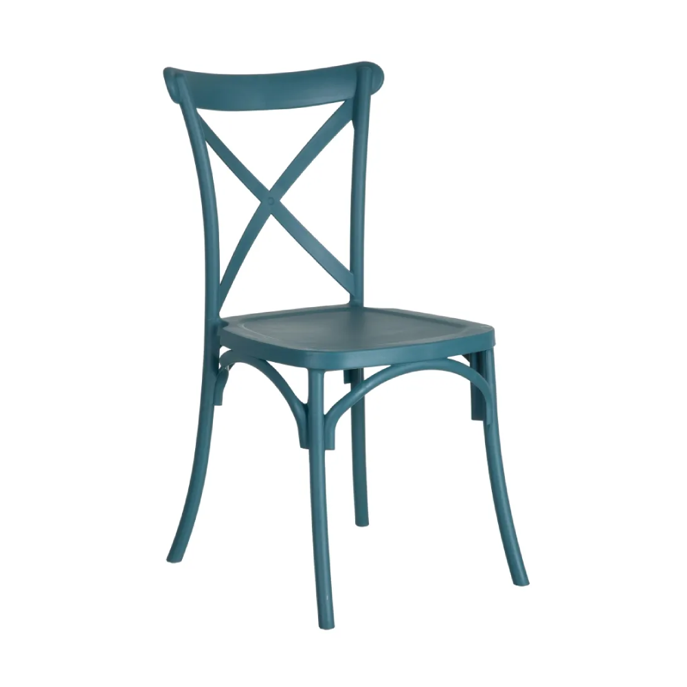 Set 2 scaune albastre plastic Silla