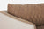 Canapea 3 locuri material textil maro Helston