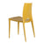 Set 2 scaune galbene plastic Dias