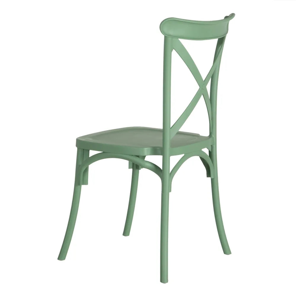 Set 2 scaune verzi plastic Silla