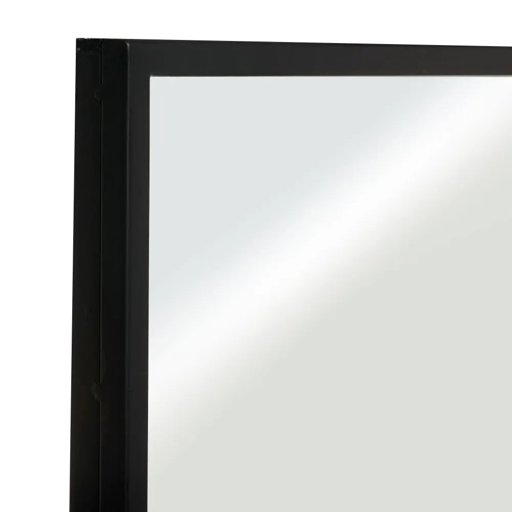 Oglinda rama neagra H120 cm Nesto