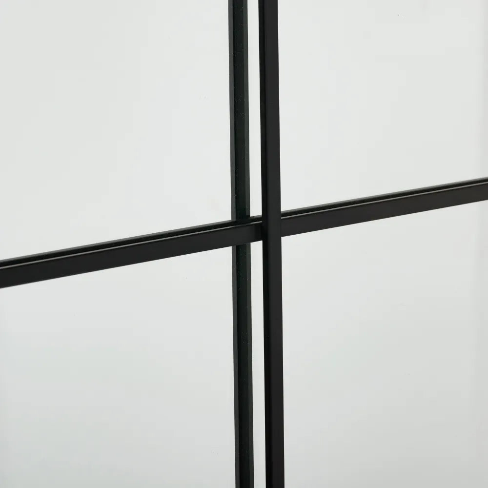 Oglinda rama neagra H120 cm Nesto