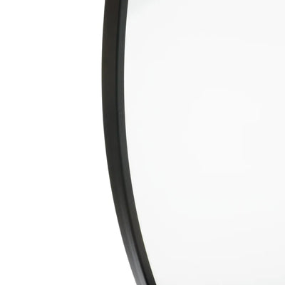Oglinda neagra fier H70cm Olina