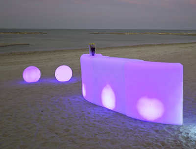 Bar iluminat exterior solar+baterie reincarcabila Ibiza 120cm