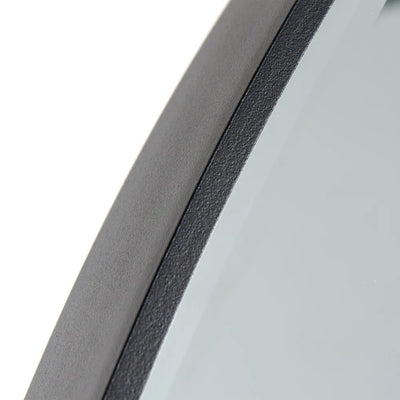 Oglinda rama neagra aluminiu ø120cm Fissa