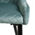Set 2 scaune dining catifea albastra Cami