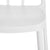 Set 2 scaune albe plastic Samy