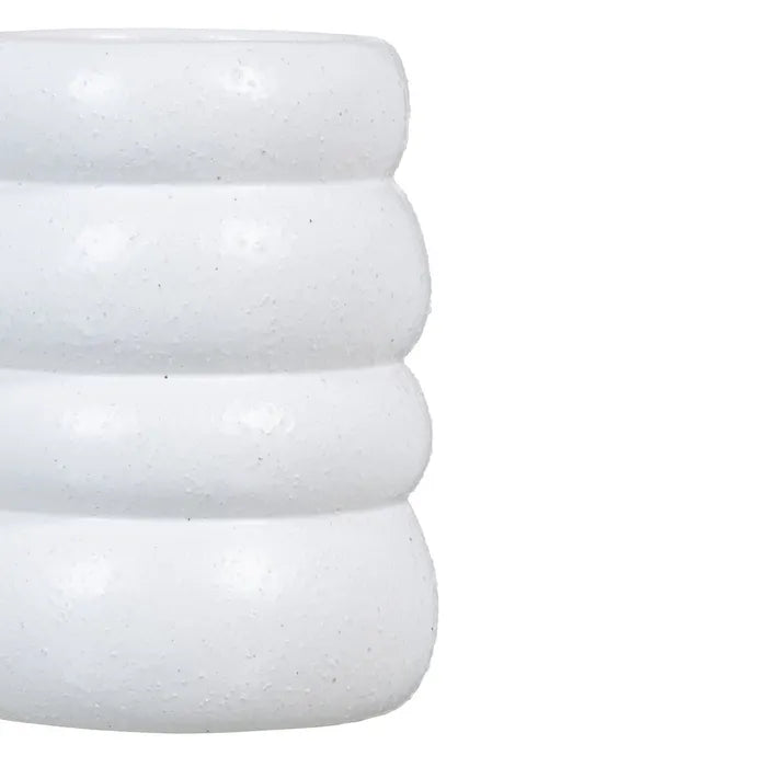 Vază decorativă albă din ceramică