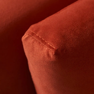 Canapea 2 locuri textil portocalie Tigria