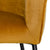 Set 2 scaune dining catifea galbena Linda