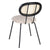 Set 2 scaune dining textil bej Henri