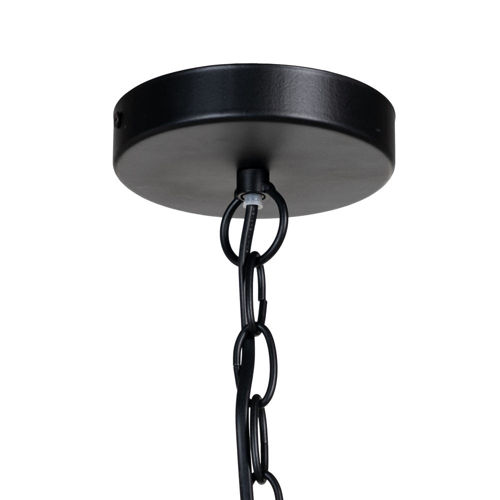 Lampă din lemn neagră (50x50x80cm)