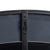 Oglinda rama neagra fier ø139cm Filia