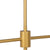 Corp de iluminat suspendat auriu (80 X 80 X 137,50 CM)