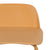 Set 2 scaune de bar portocaliu polipropilen/ metal 40 x 41 x 90 cm