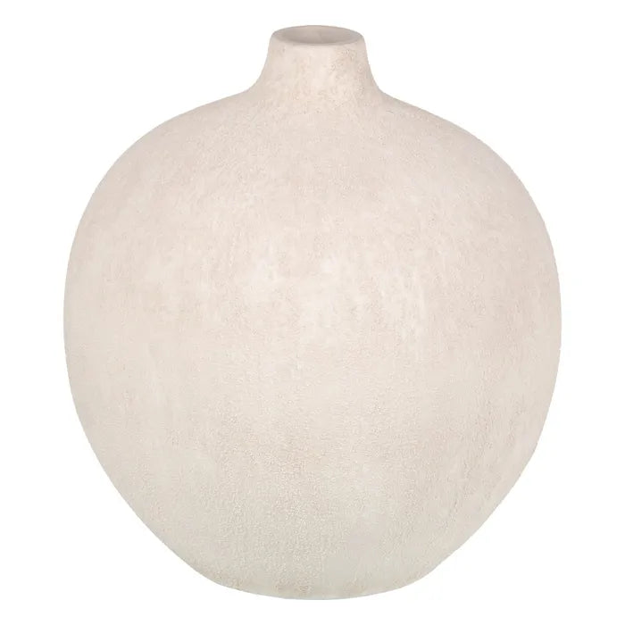Vază decorativă SANDY din ceramică crem