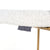 Scaun de bar textil alb H109,5cm Xenia