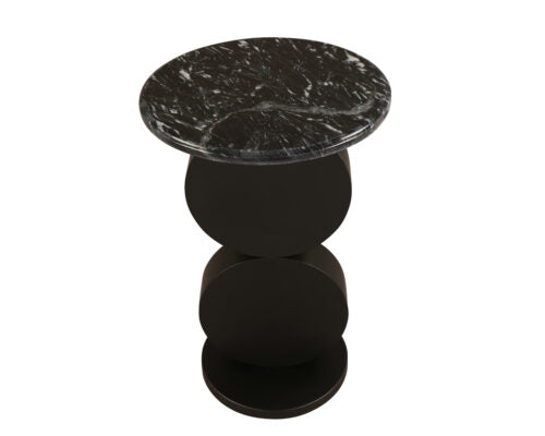 Masă laterală cafea Pop 2 – marmură neagră