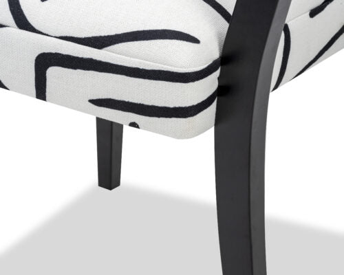 Scaun Alfama – Zebra Black & White