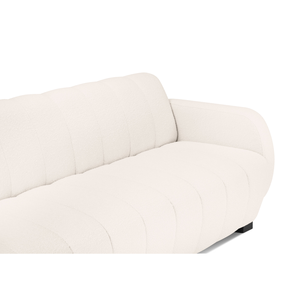 Canapea 3 locuri textil crem Bromo