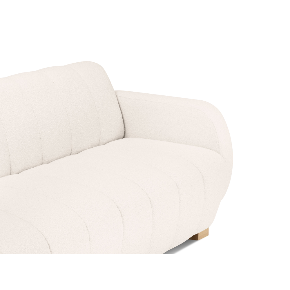 Canapea 2 locuri textil crem Bromo