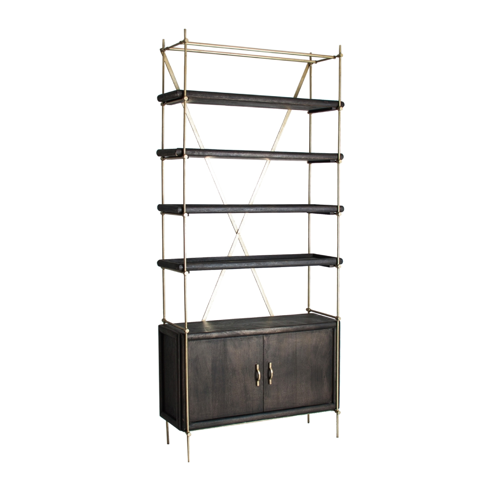 Biblioteca aurie maro 100x35cm Rivoli