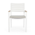 Set 2 scaune exterior albe gri Belmar