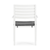 Set 2 scaune exterior albe gri Helina