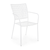 Set 2 scaune exterior albe 57x89cm Jodie