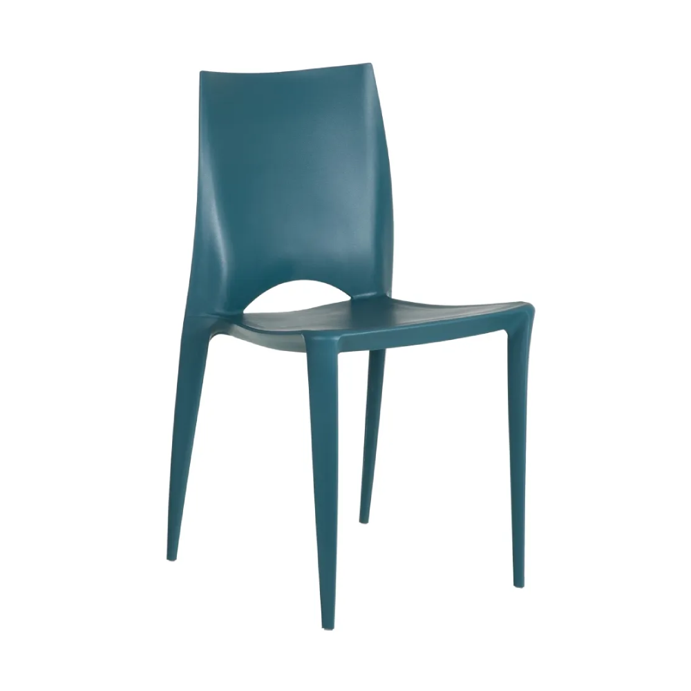 Set 2 scaune albastre plastic Dias