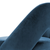 Scaun de bar albastru catifea H90cm Avorio