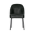 Set 2 scaune dining piele neagra Vogue