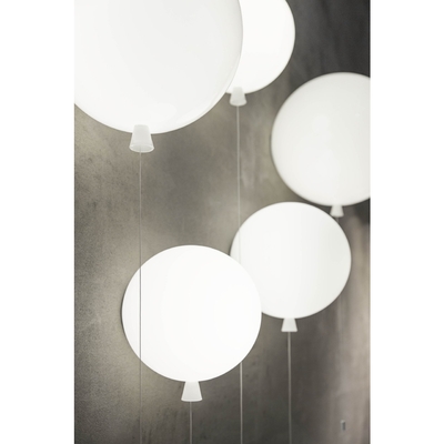 Lampa de perete forma balon alb Memory