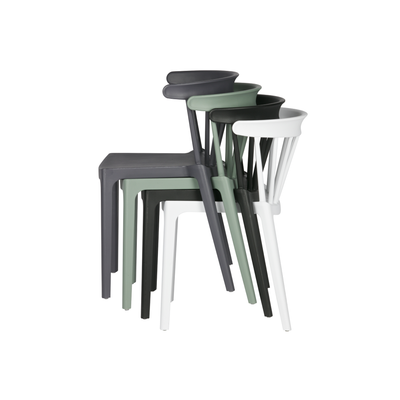 Set 2 scaune plastic verde deschis Bliss