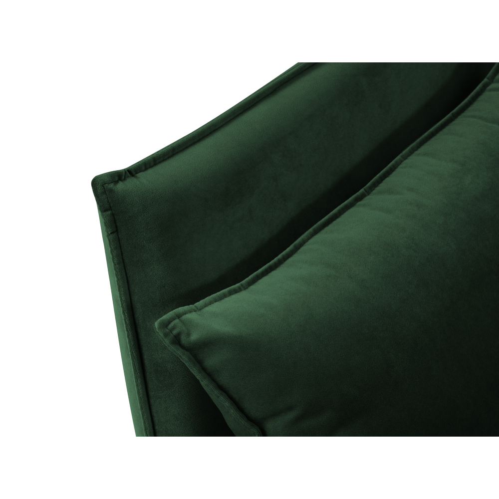 Canapea 3 locuri catifea verde Agate