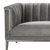 Canapea din catifea gri Raffles Sofa
