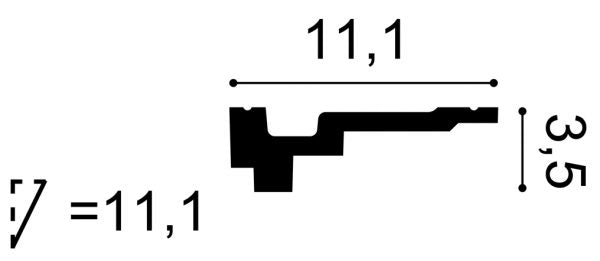 Cornișă C355 – 2ml