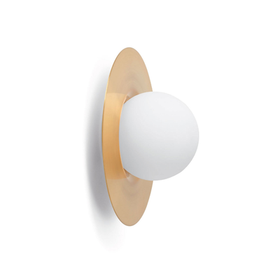 Lampa de perete alama o sfera sticla Hat 15